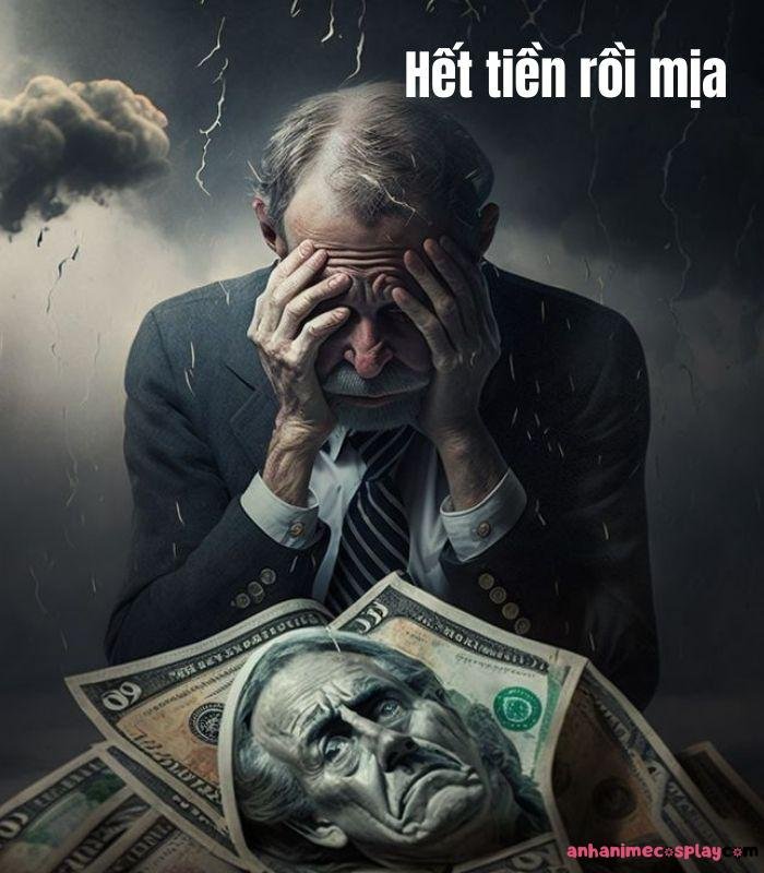 hết tiền meme rầu